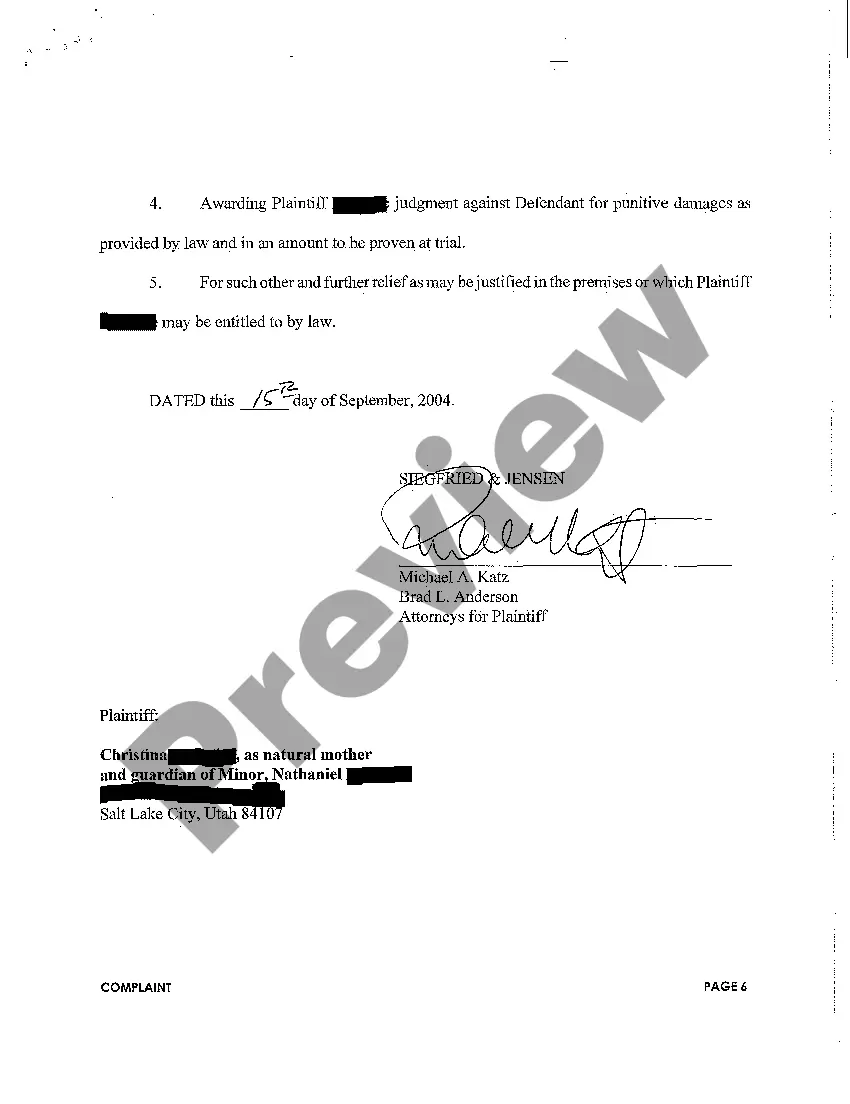 Get A01 Complaint regarding injury to child shaken by daycare provider Preview A01 Complaint regarding injury to child shaken by daycare provider