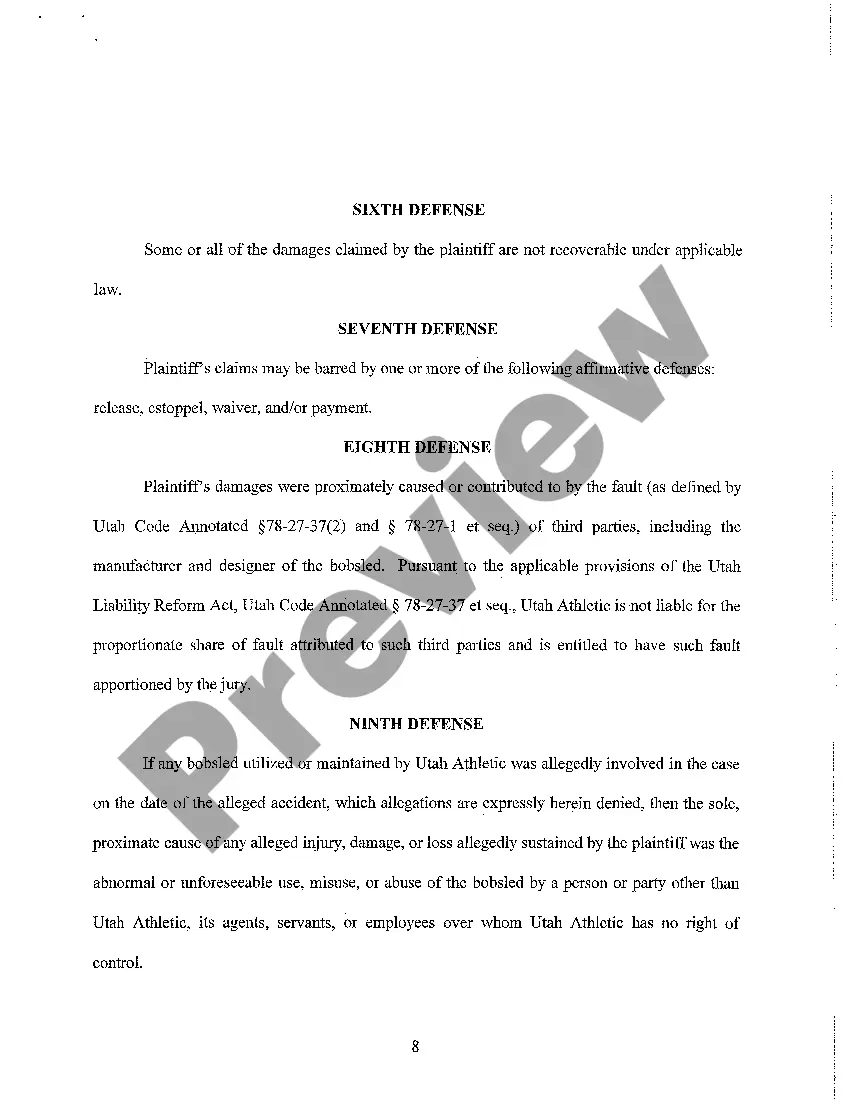 Preview A06 Answer to Amended Complaint and Renewed Reliance Upon Jury Demand