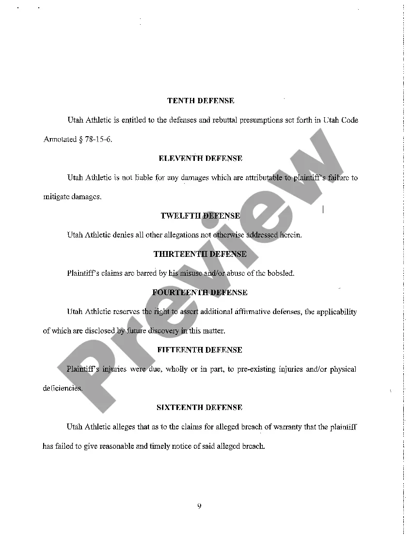 Preview A06 Answer to Amended Complaint and Renewed Reliance Upon Jury Demand