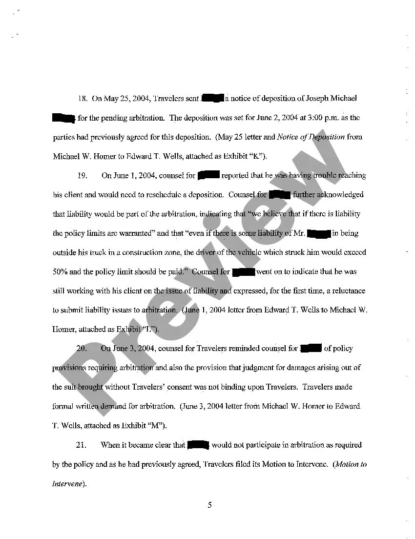 Get A01 Complaint By Insurance Company in Subrogation Against Negligent Driver Preview A01 Complaint By Insurance Company in Subrogation Against Negligent Driver