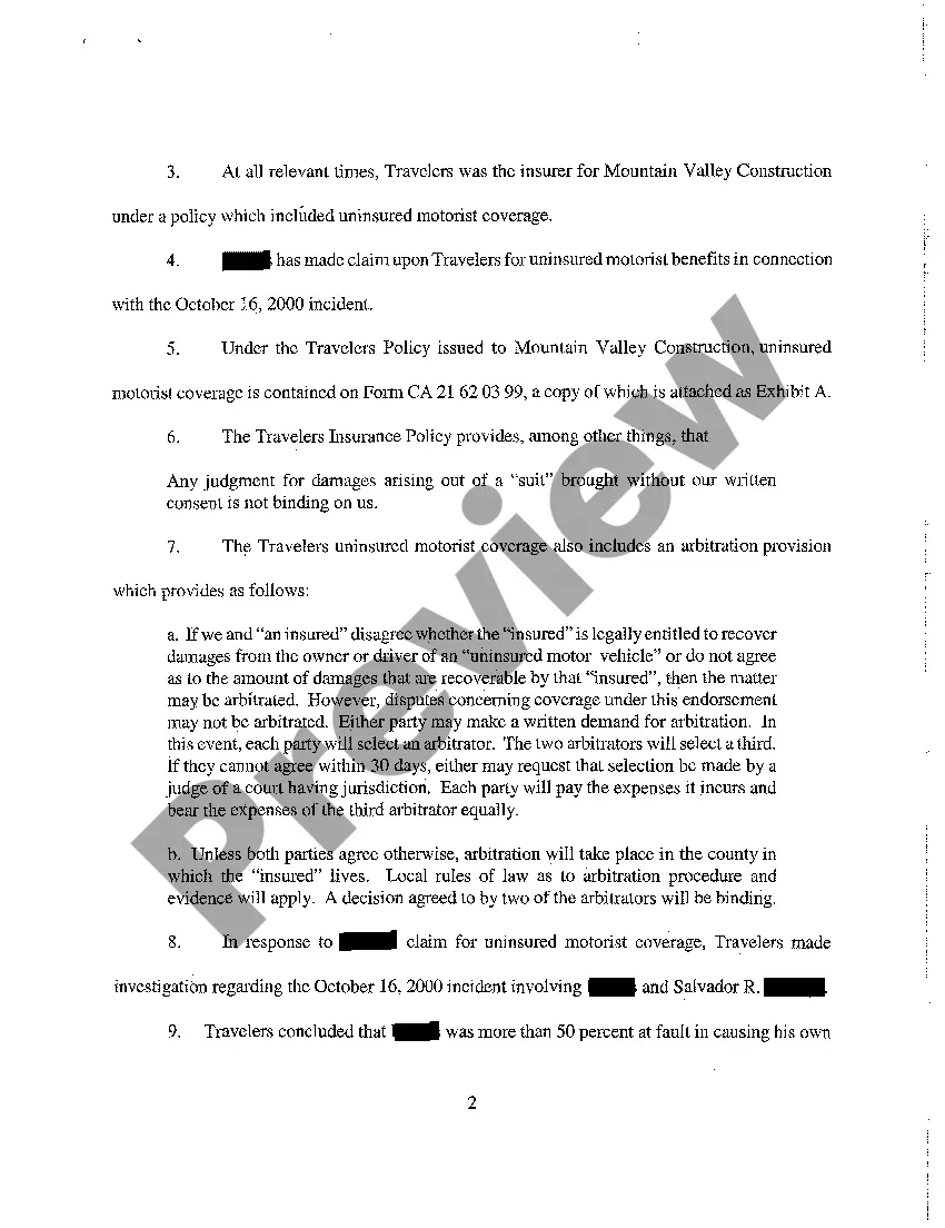 Preview A03 Statement of Relief Requested in Intervention