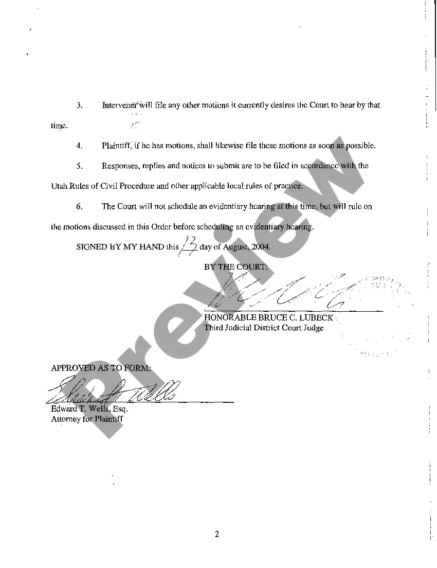 Preview A10 Order Regarding Motion and Briefing