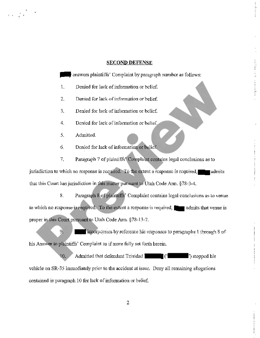 Get A06 Defendant's Answer to Complaint and Joinder in Jury Demand Preview A06 Defendant's Answer to Complaint and Joinder in Jury Demand