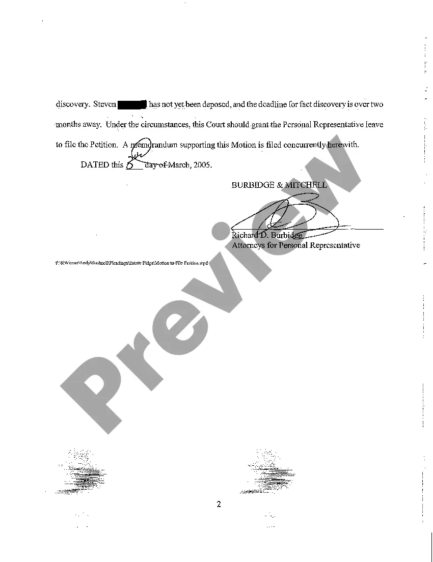 Get A21 Motion for Leave to File Petition Preview A21 Motion for Leave to File Petition