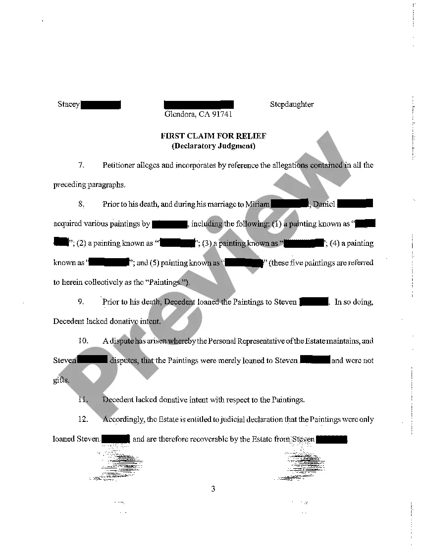 Preview A22 Petition for Recovery of Paintings