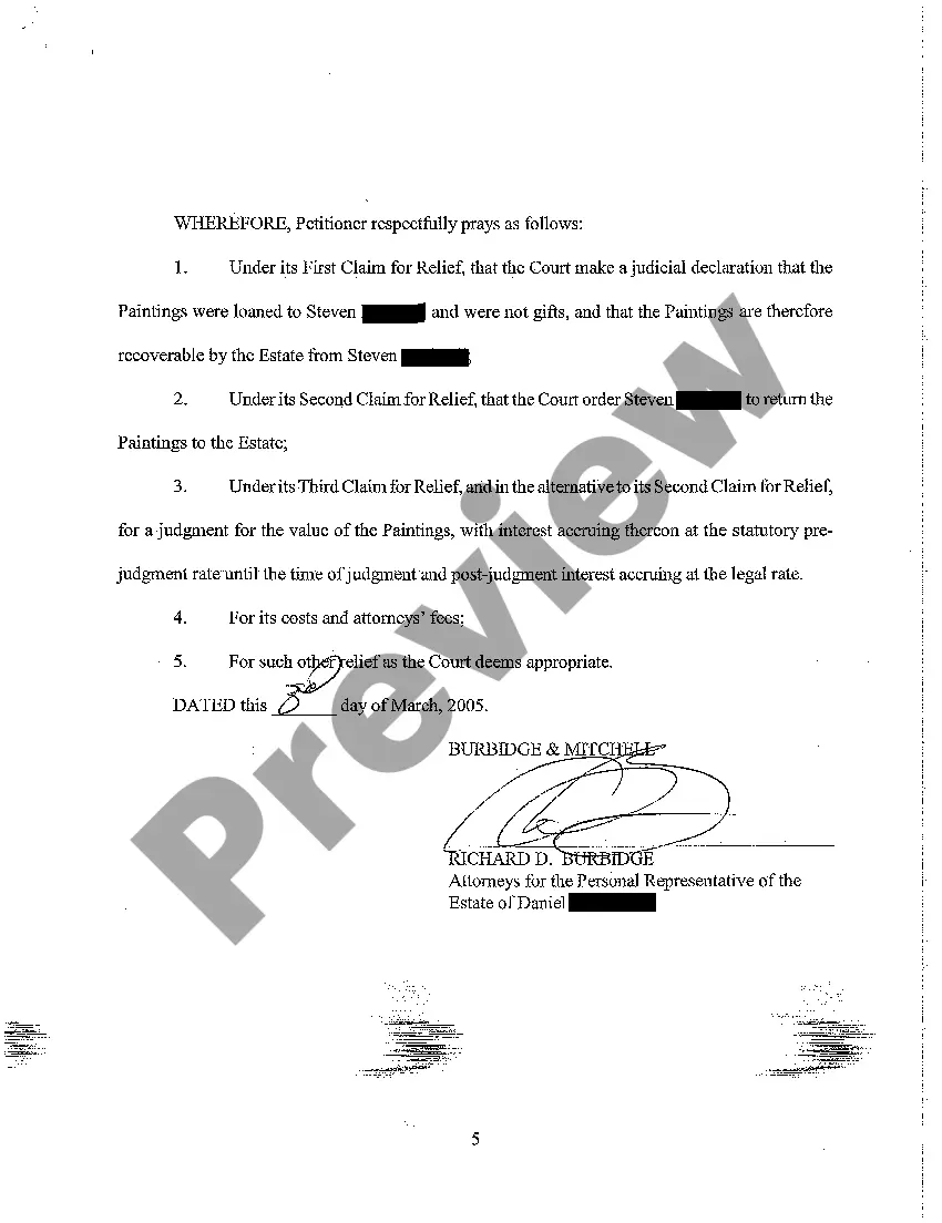 Preview A22 Petition for Recovery of Paintings