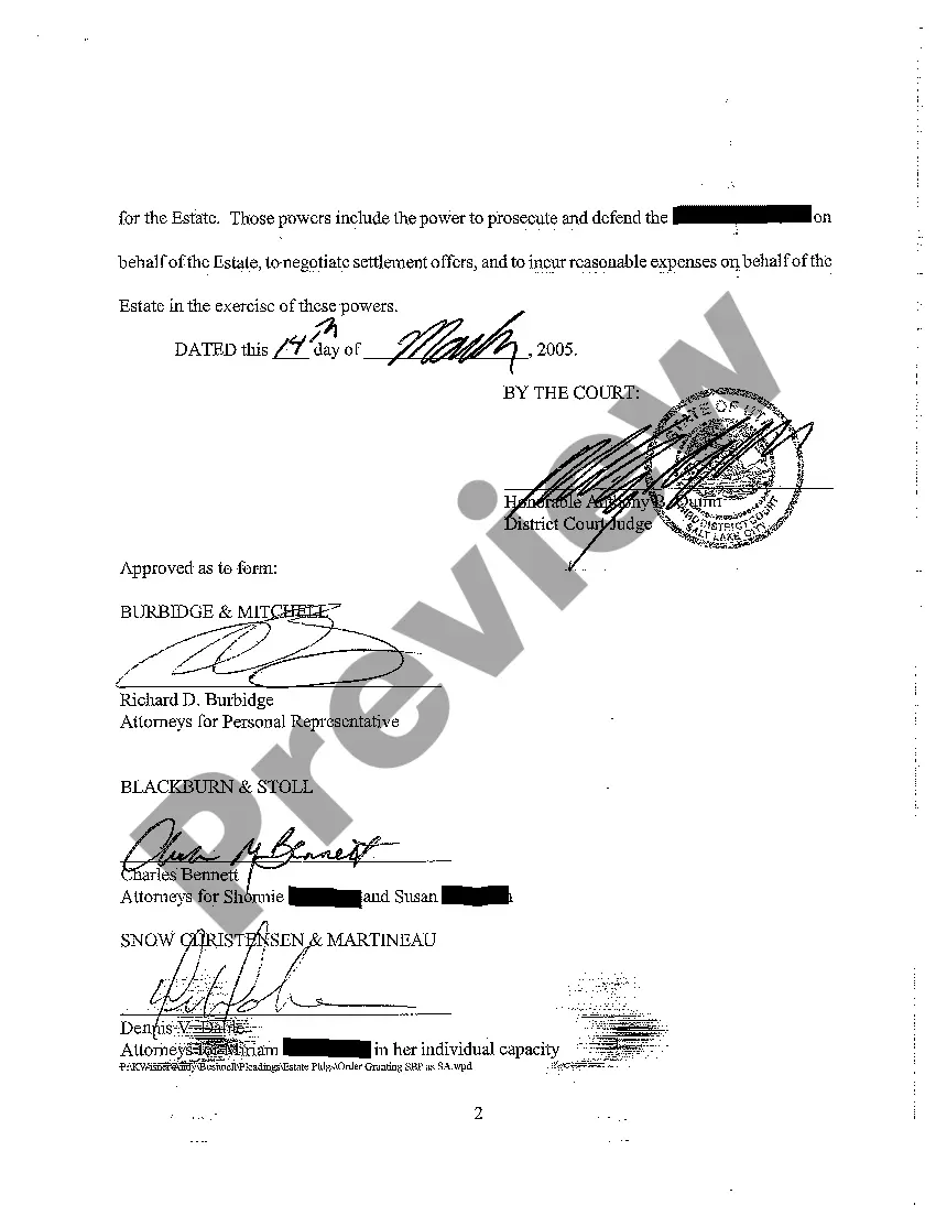 Get A24 Order Appointing Special Administrator with Limited Powers Preview A24 Order Appointing Special Administrator with Limited Powers