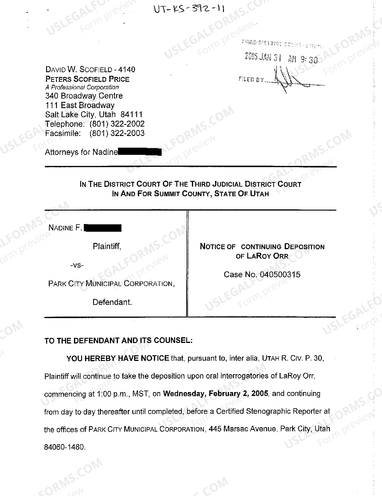 Use and Occupancy Agreement by Purchaser Preclosing Occupancy