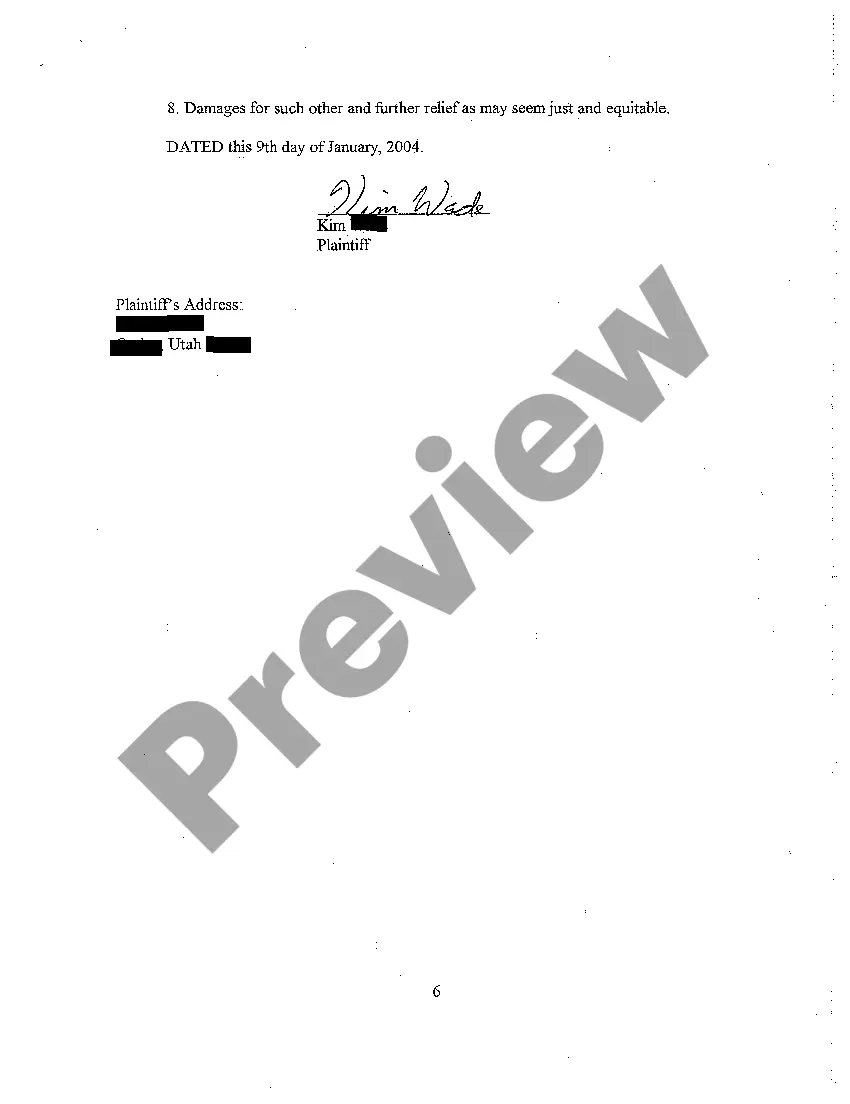 Preview A01 Complaint - Medical Malpractice - Failure to Follow Proper Standard of Care