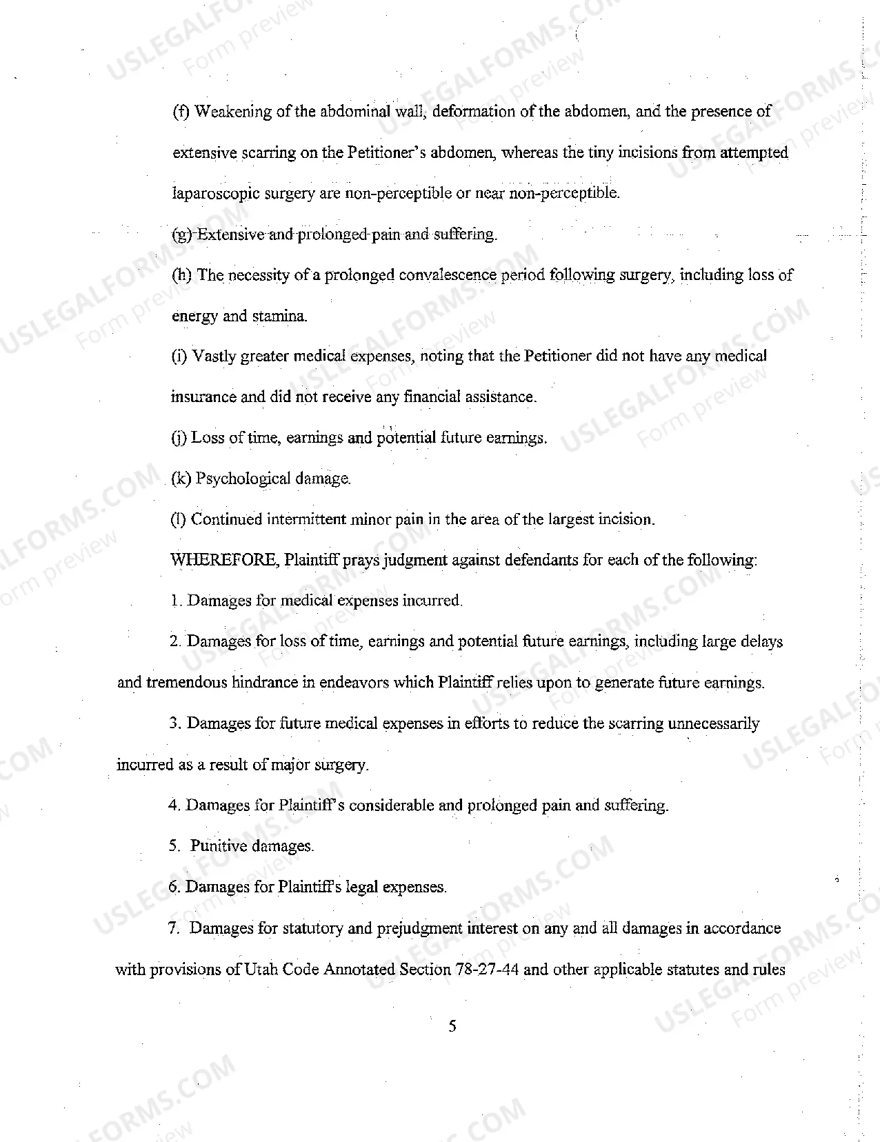 Preview A02 Amended Complaint - Medical Malpractice - Failure to Follow Proper Standard of Care