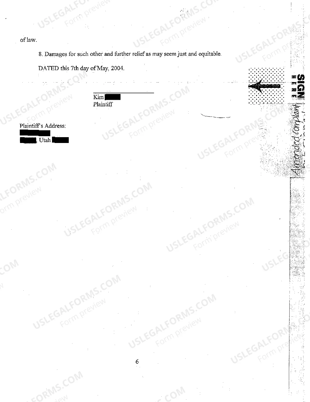Preview A02 Amended Complaint - Medical Malpractice - Failure to Follow Proper Standard of Care