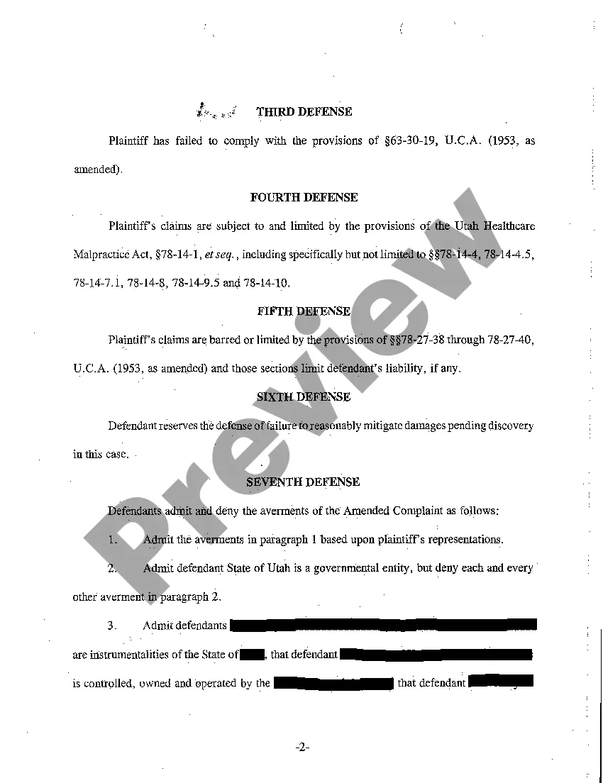 Preview A03 Answer to Amended Complaint