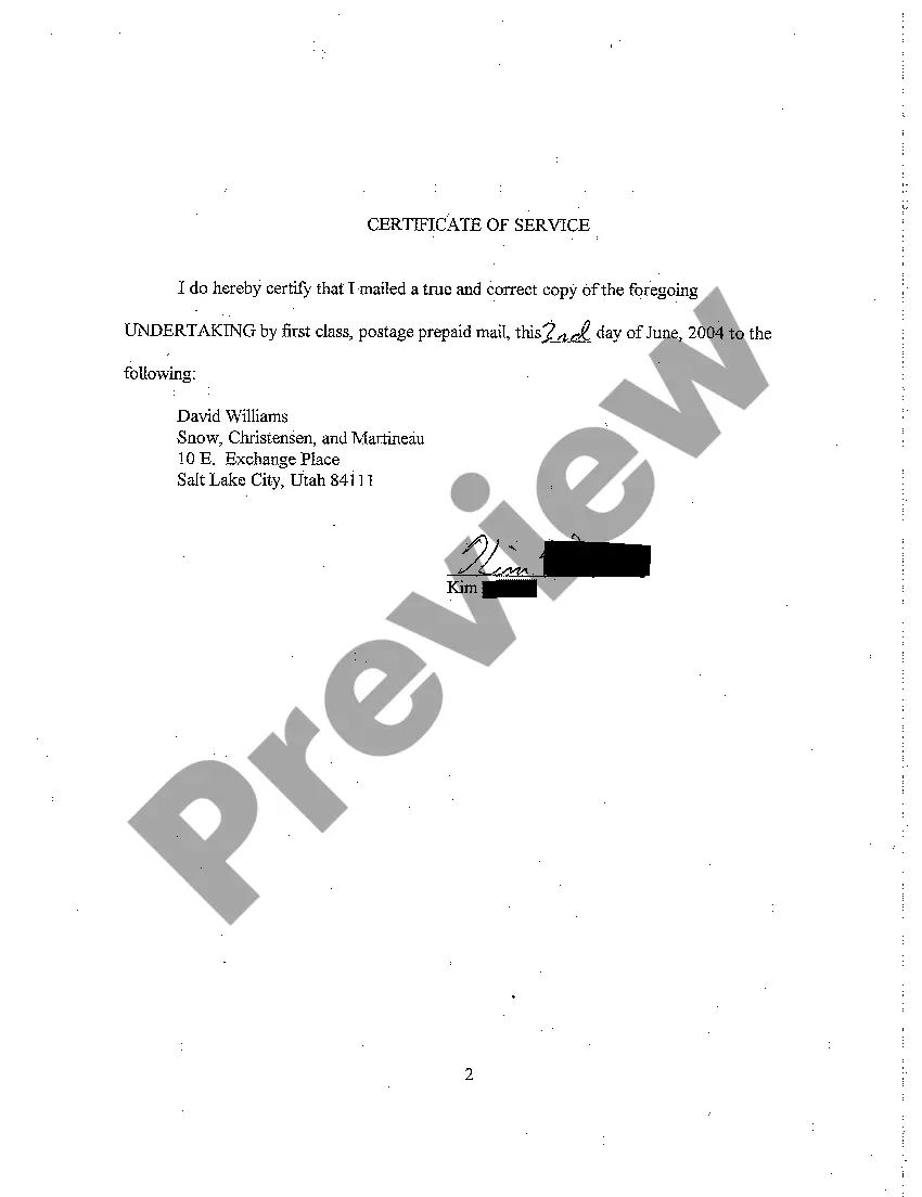 Get A08 Undertaking and Demand for Jury Trial Preview A08 Undertaking and Demand for Jury Trial