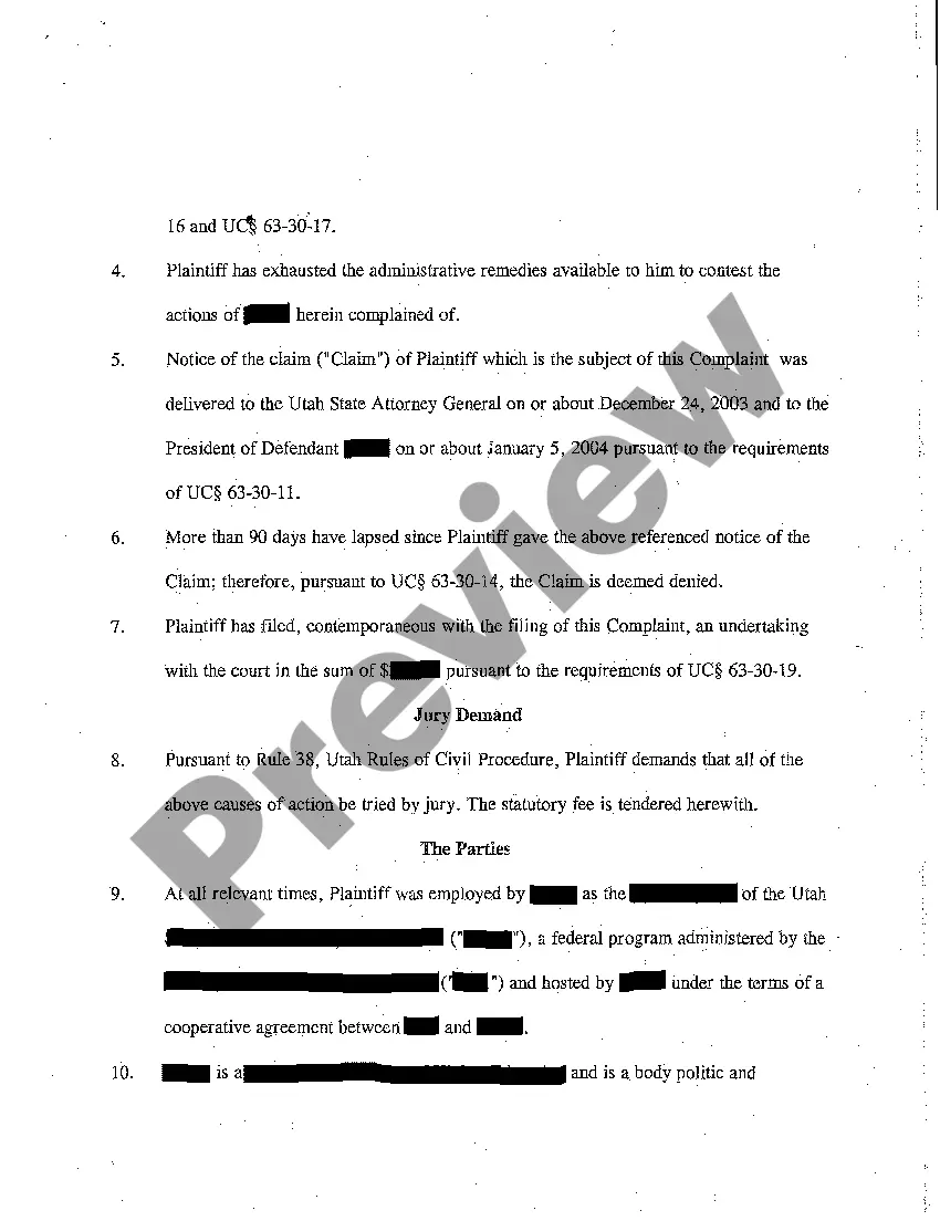 Get A01 Complaint and Jury Demand - Breach of Employment Contract - Breach of Implied Contract - Breach of Duty of Good Faith and Fair Dealing Preview A01 Complaint and Jury Demand - Breach of Employment Contract - Breach of Implied Contract - Breach of Duty of Good Faith and Fair Dealing