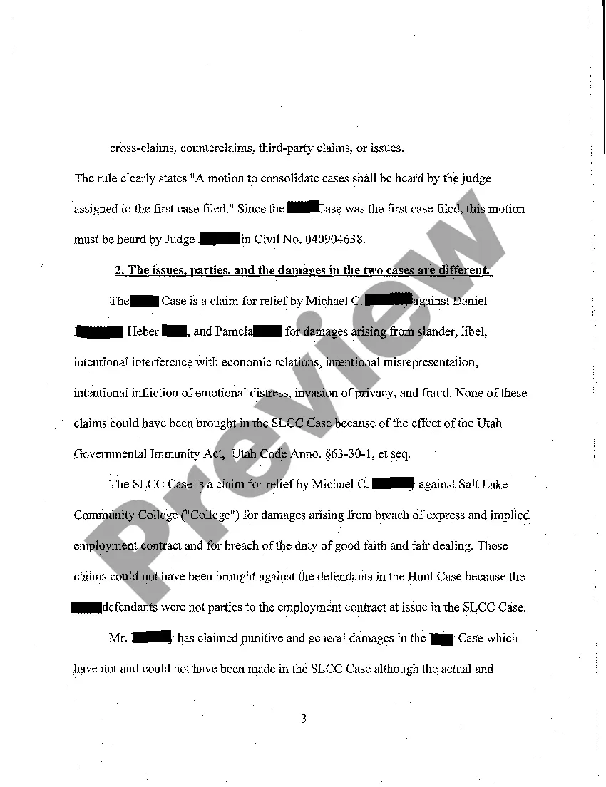 Get A05 Memorandum in Opposition to Motion to Consolidate Preview A05 Memorandum in Opposition to Motion to Consolidate
