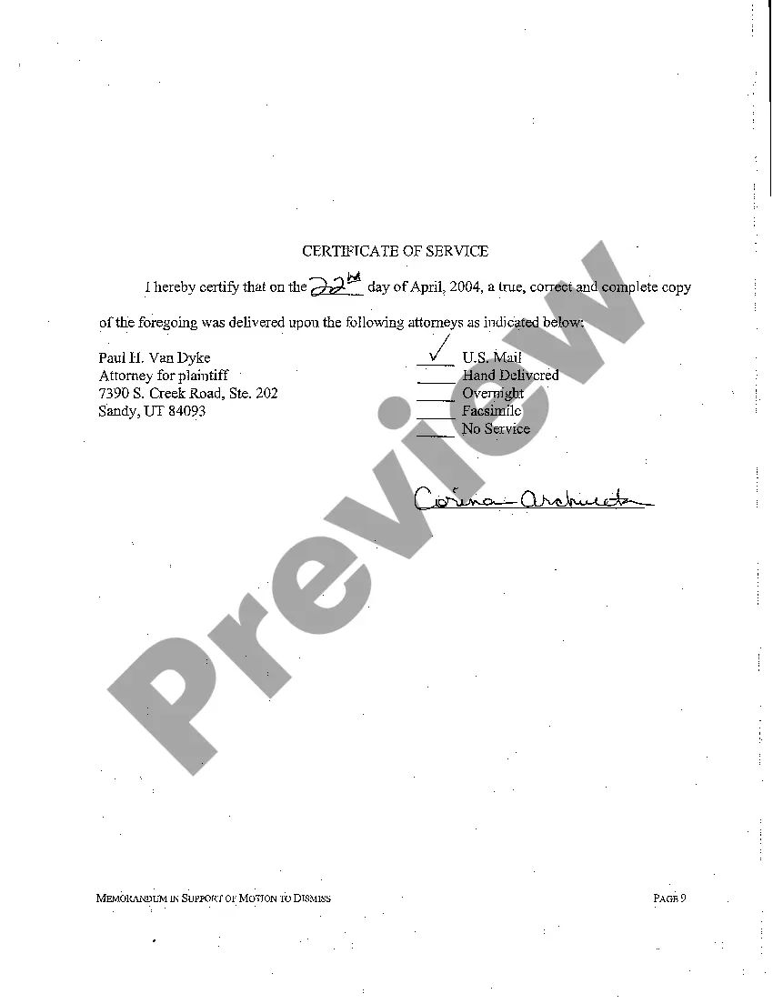 Preview A07 Memorandum in Support of Motion to Dismiss