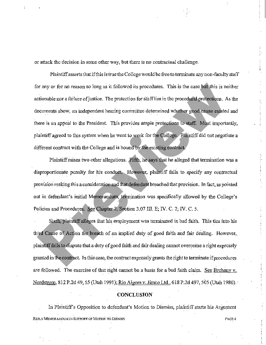 Get A08 Reply to Memorandum in Support of Motion to Dismiss Preview A08 Reply to Memorandum in Support of Motion to Dismiss