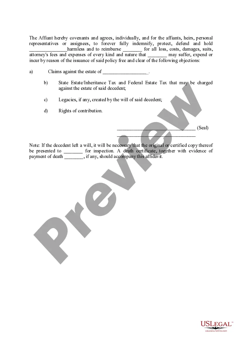 Get Joint Tenancy Affidavit Preview Joint Tenancy Affidavit