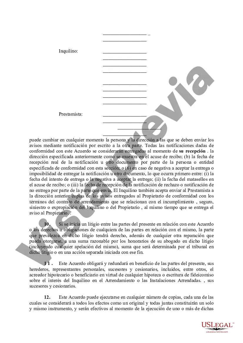 Preview Acuerdo de Subordinación, No Perturbación y Apertura