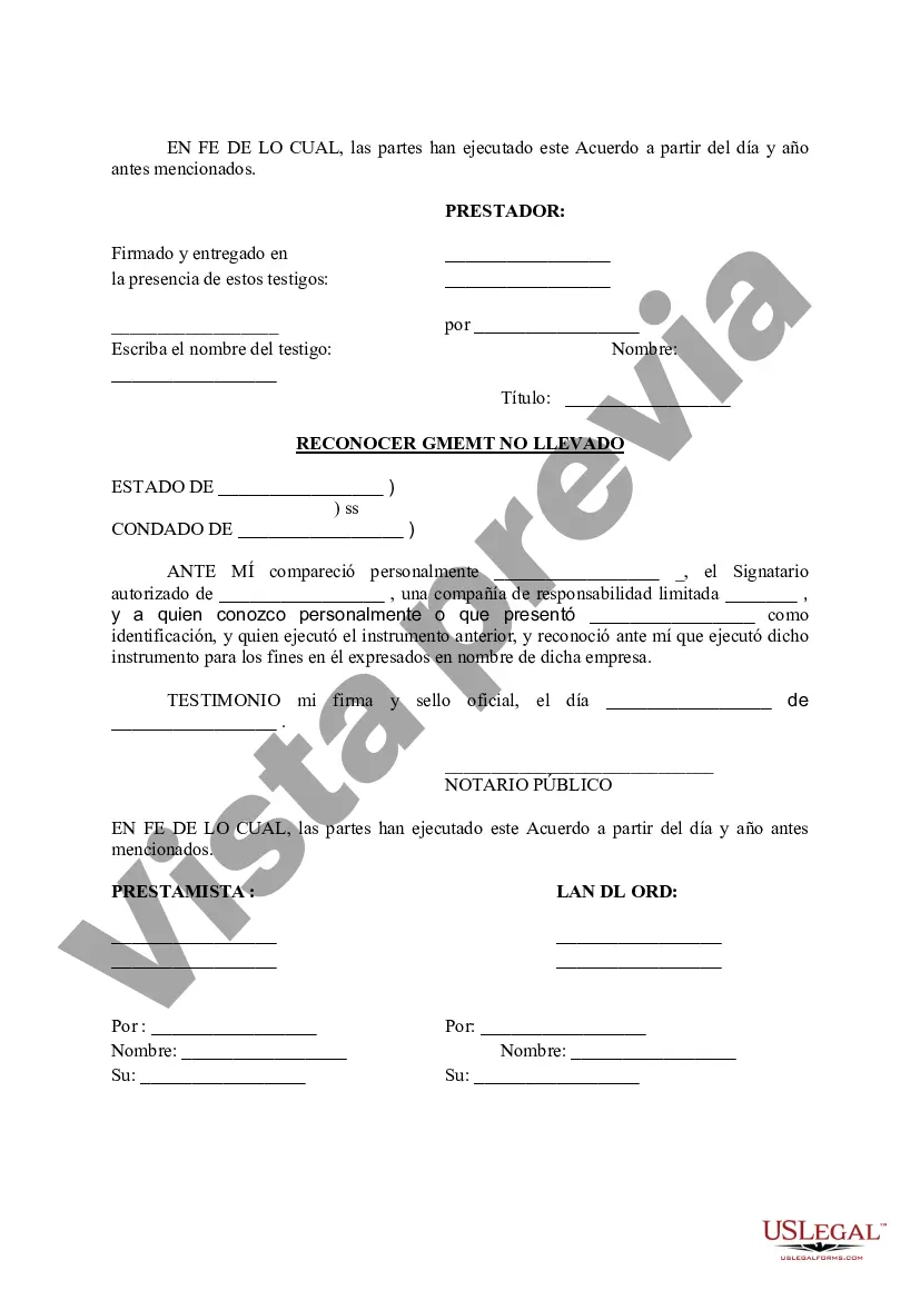 Preview Acuerdo de Subordinación, No Perturbación y Apertura