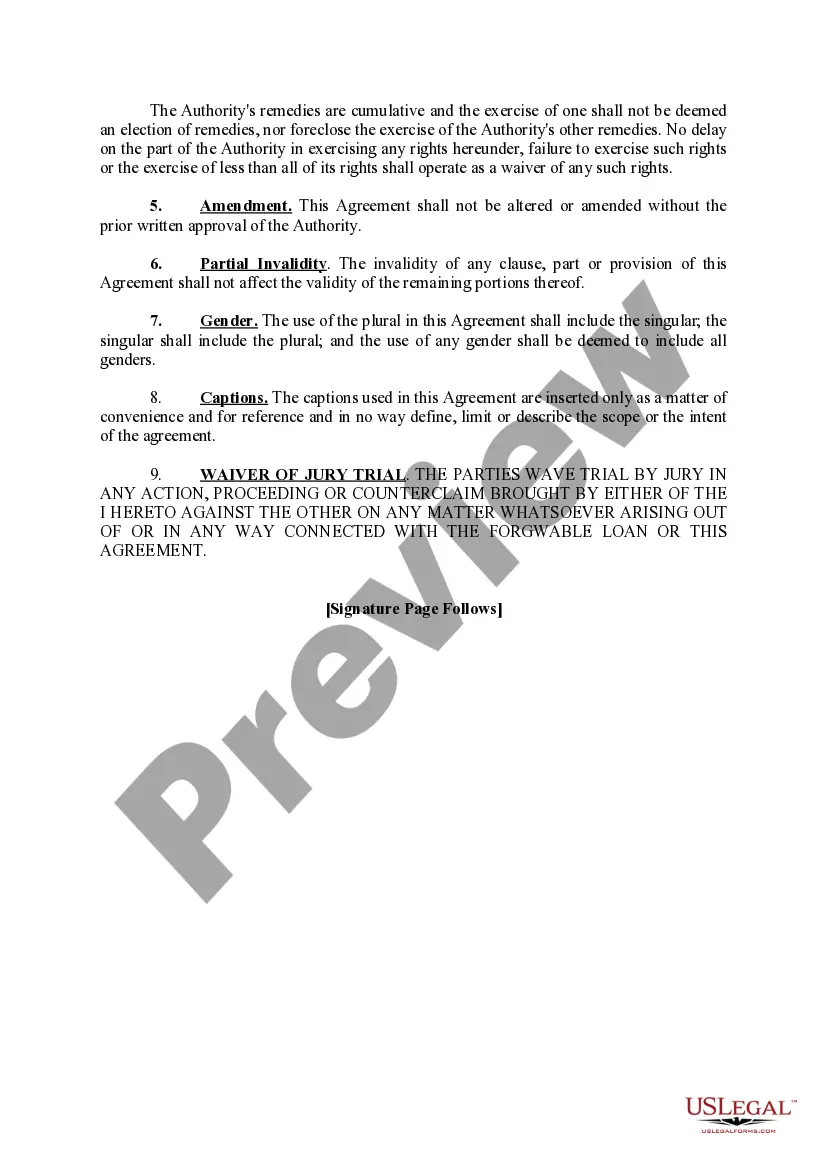 Preview Recapture Agreement