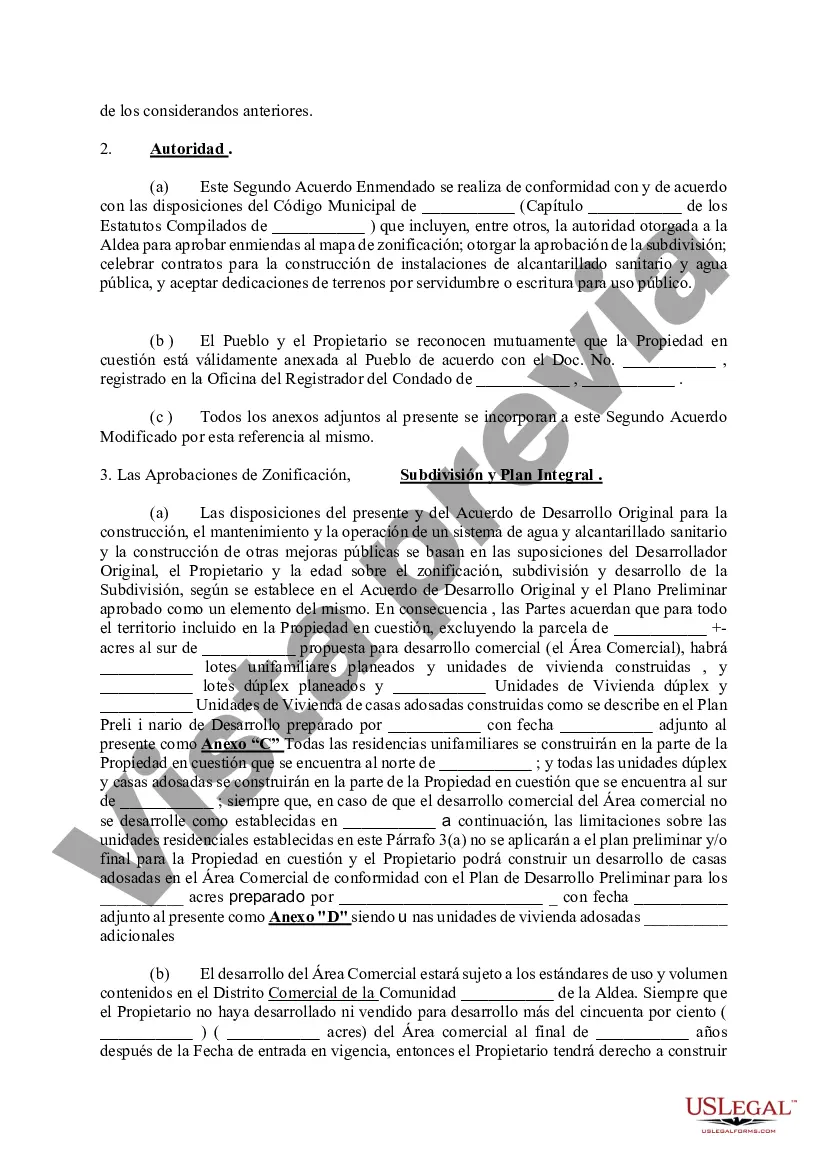 Preview Segundo Acuerdo de Desarrollo Modificado y Actualizado para la Unidad