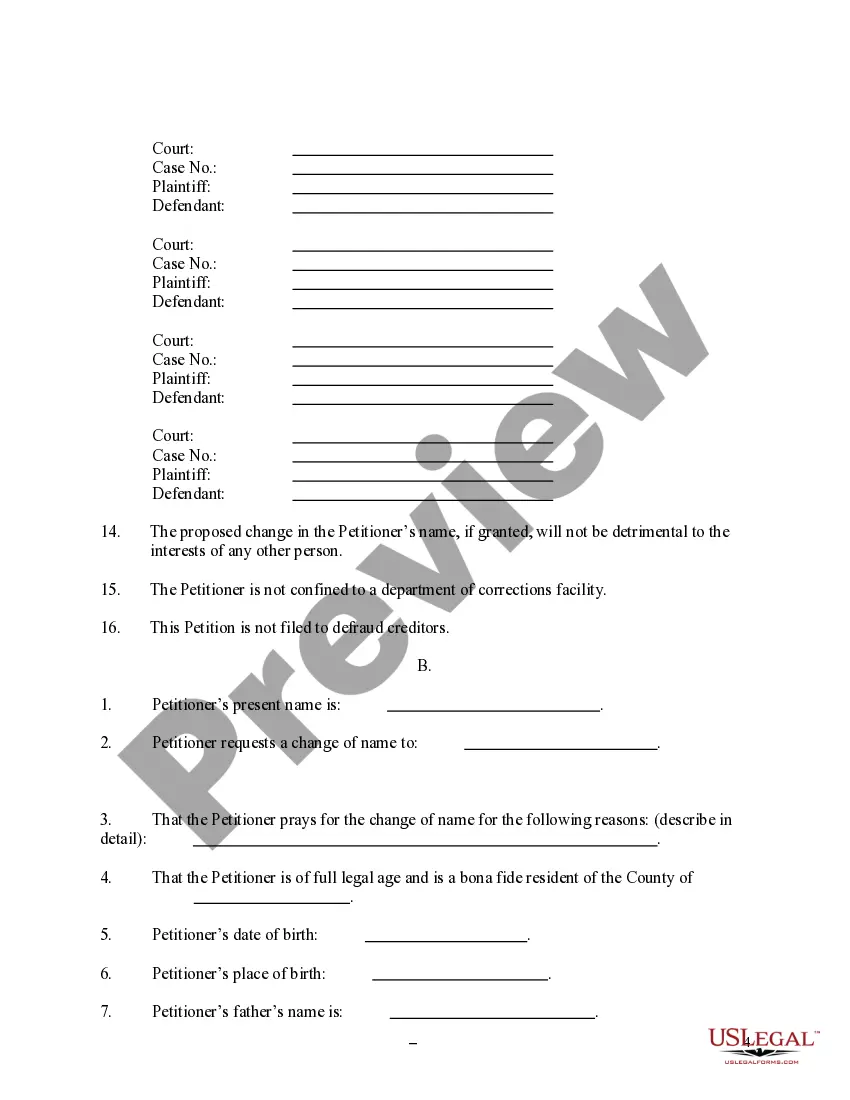 Get Petition for Change of Name for Family Preview Petition for Change of Name for Family