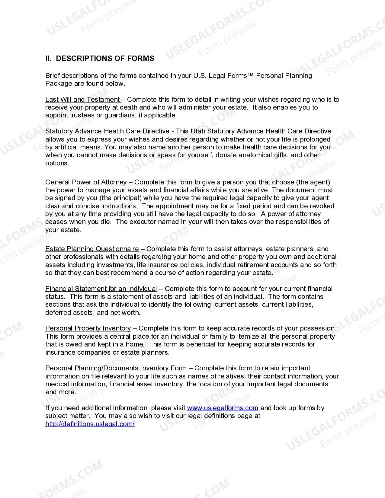 Preview Utah Essential Legal Life Documents for Baby Boomers