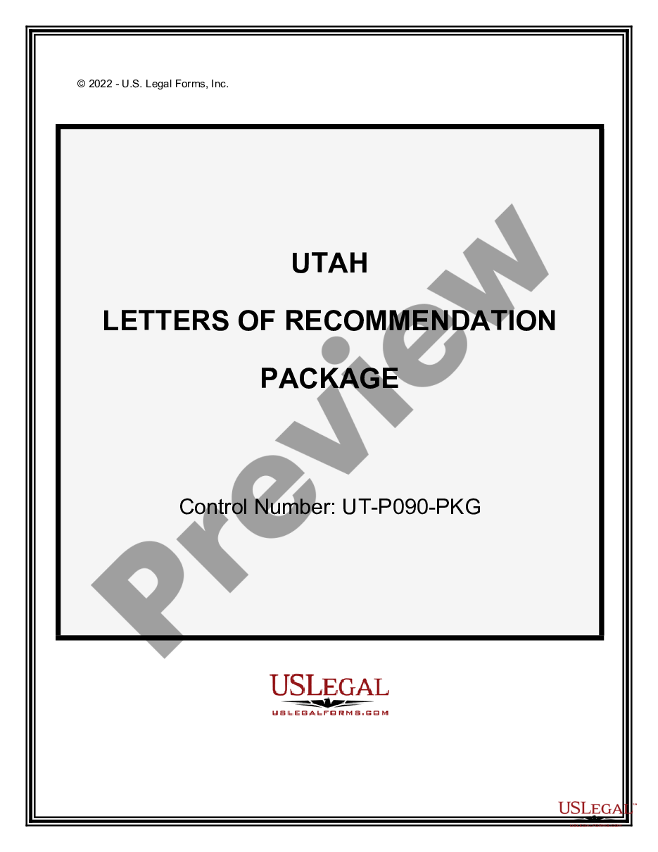 page 0 Letters of Recommendation Package preview