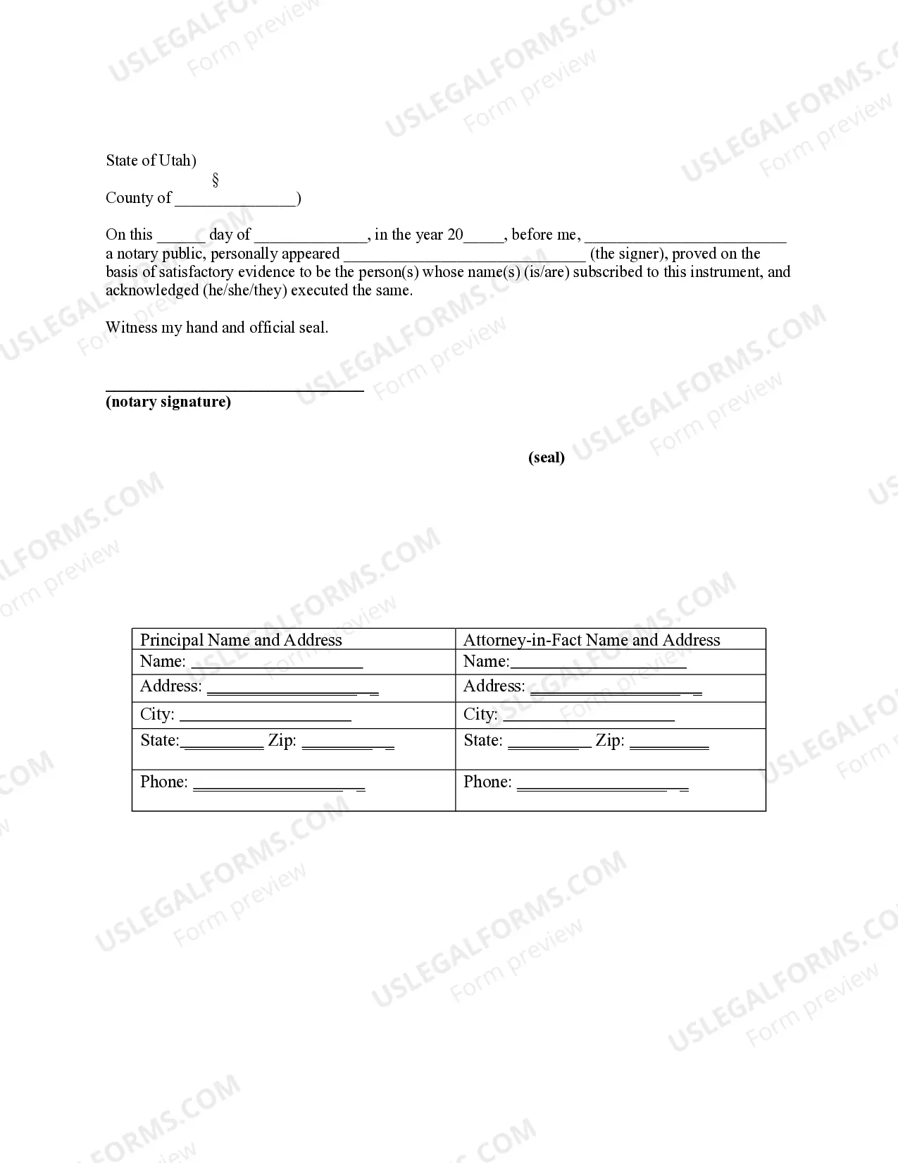 Preview Limited Power of Attorney where you Specify Powers with Sample Powers Included