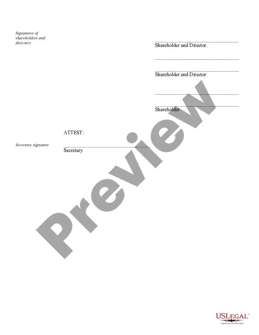 Preview Sample Annual Minutes for a Utah Professional Corporation