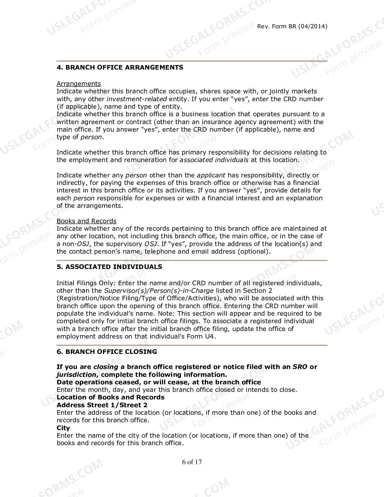 Preview Uniform Application for Broker-Dealer Registration