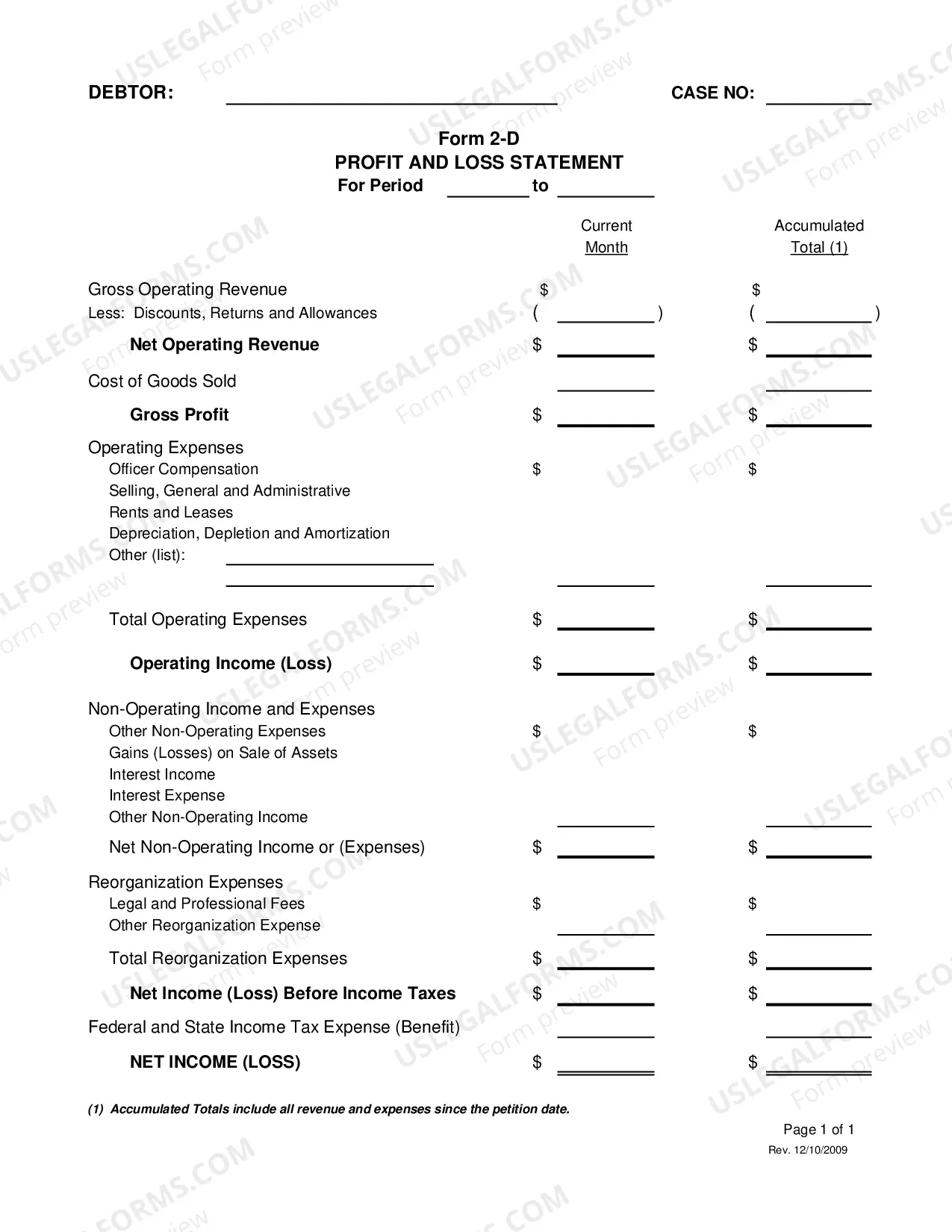 Preview Monthly Financial Report