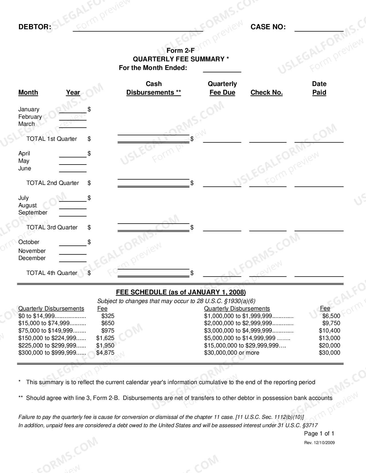 Preview Monthly Financial Report