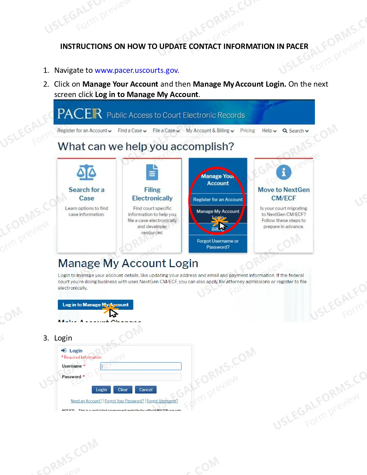 Preview Attorney Change of Address Form