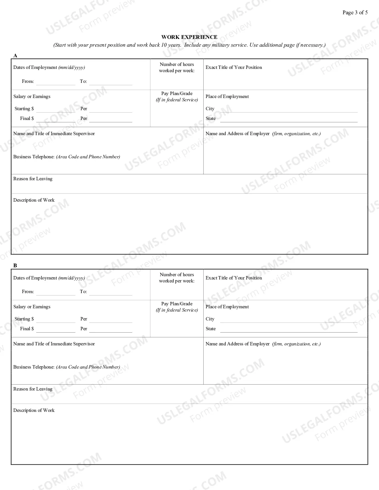Preview Application for Judicial Branch Employment