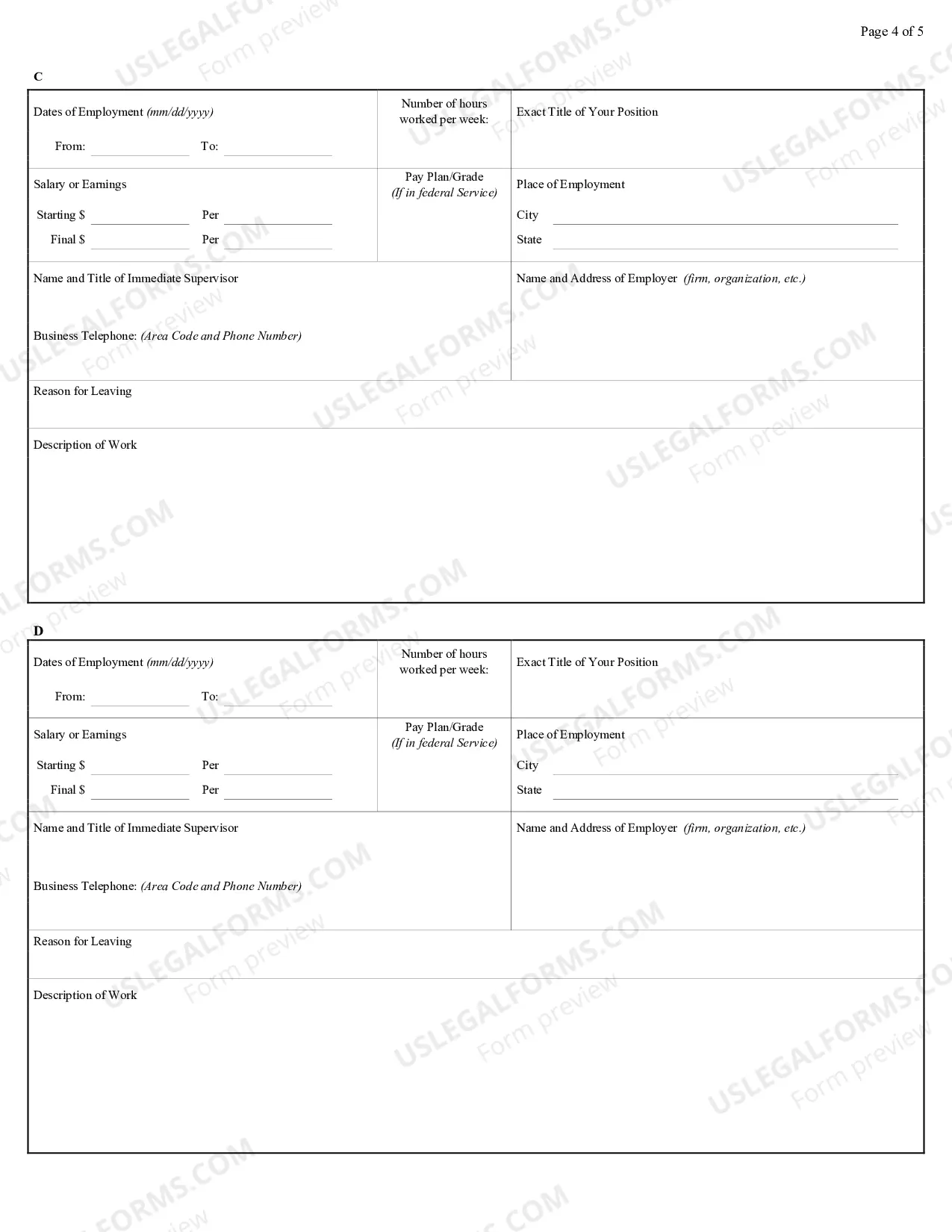 Preview Application for Judicial Branch Employment
