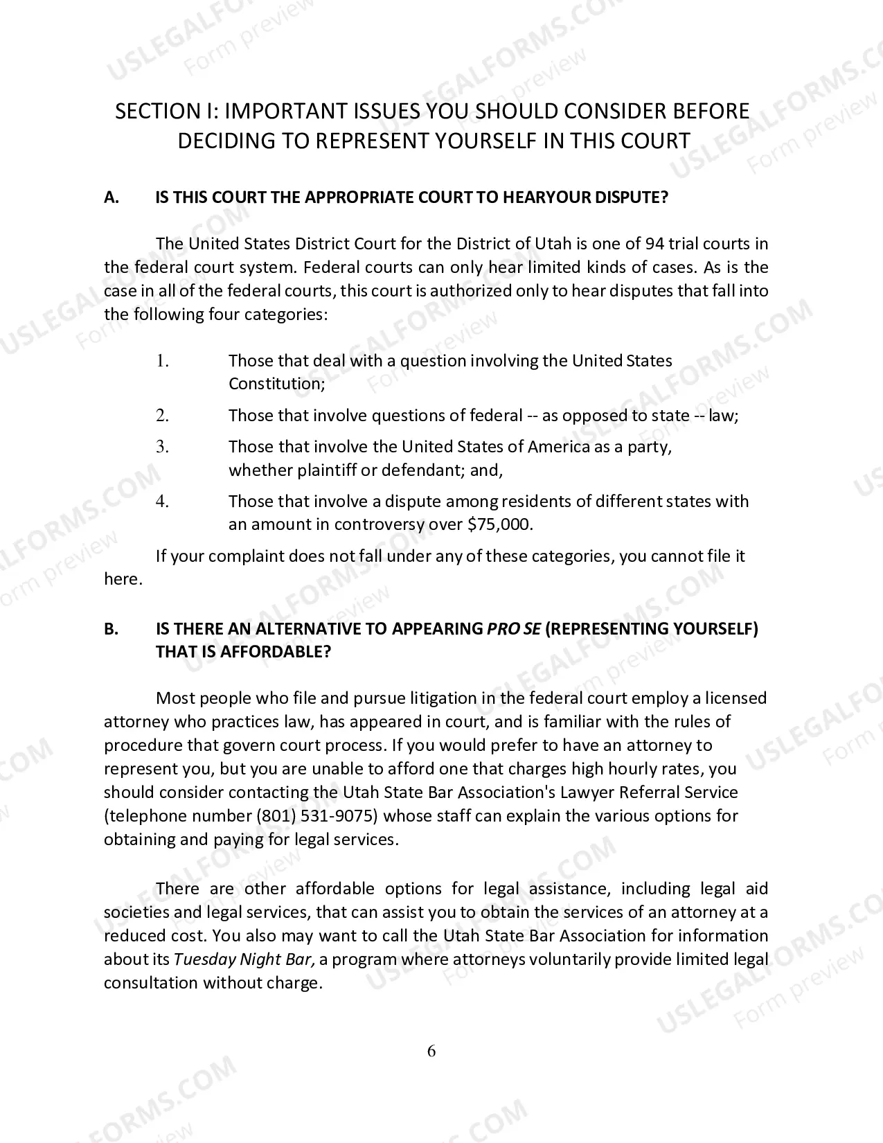 Preview Pro Se Litigant Guide
