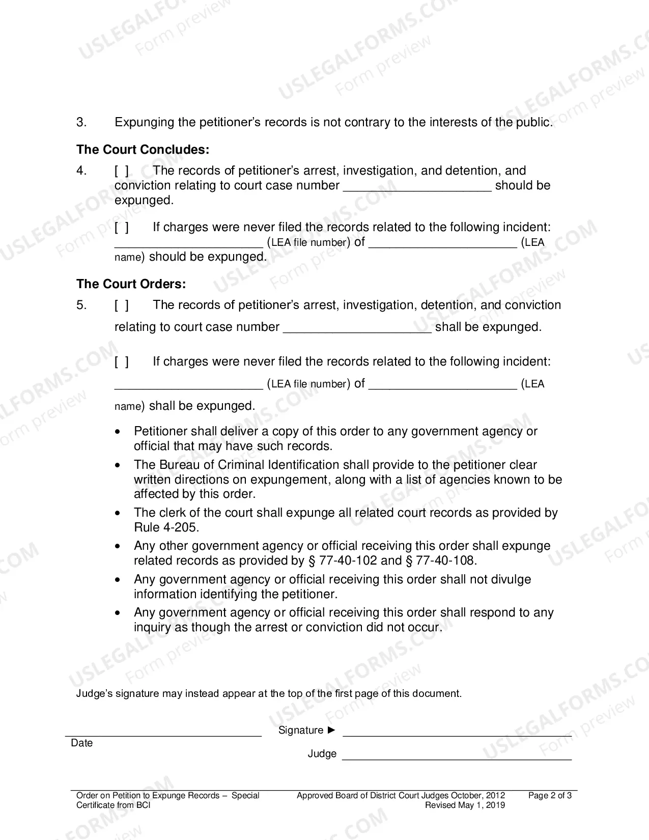 Preview Special Certificate from BCI