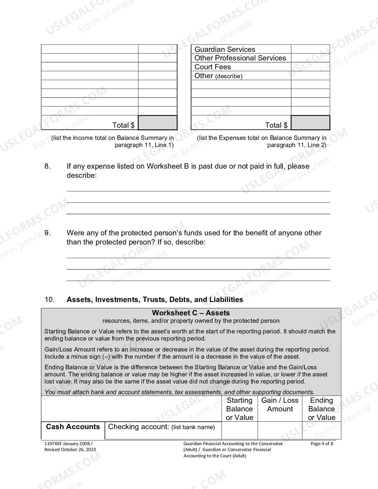 Preview Guardians-Conservators Financial Accounting