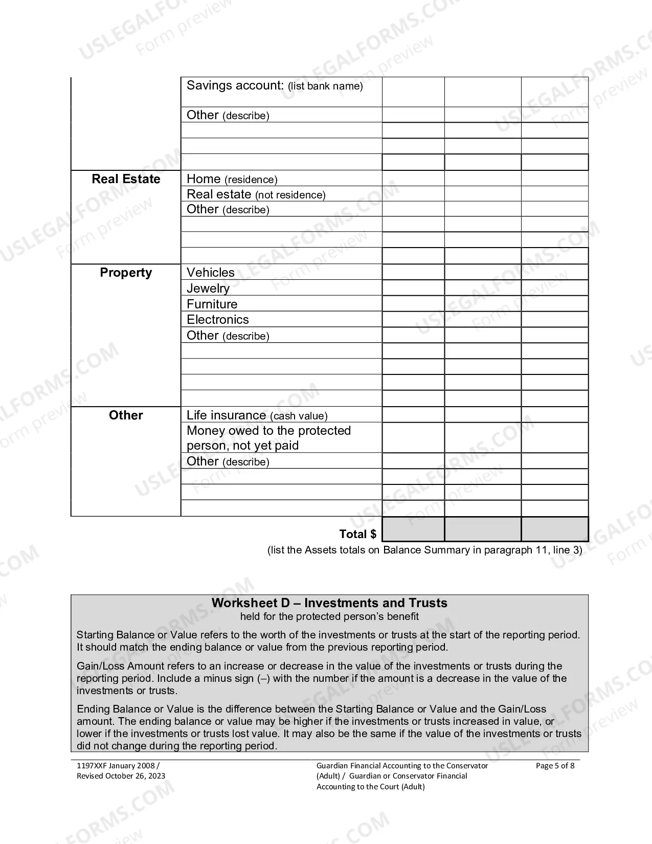 Preview Guardians-Conservators Financial Accounting