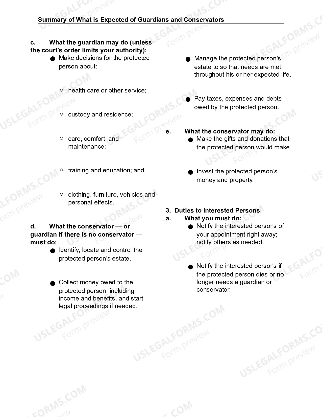 Preview Private Information Record In Guardianship And Conservatorship Cases