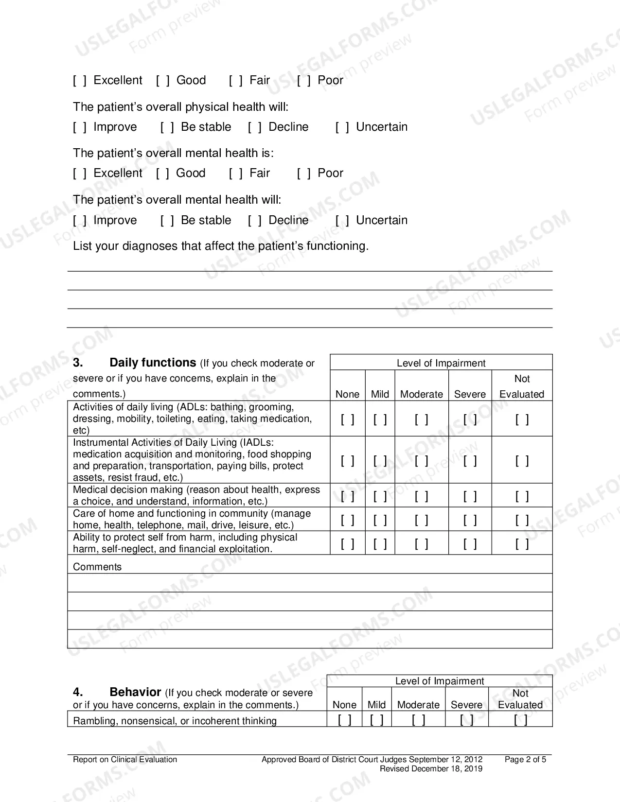 Preview Report On Clinical Evaluation