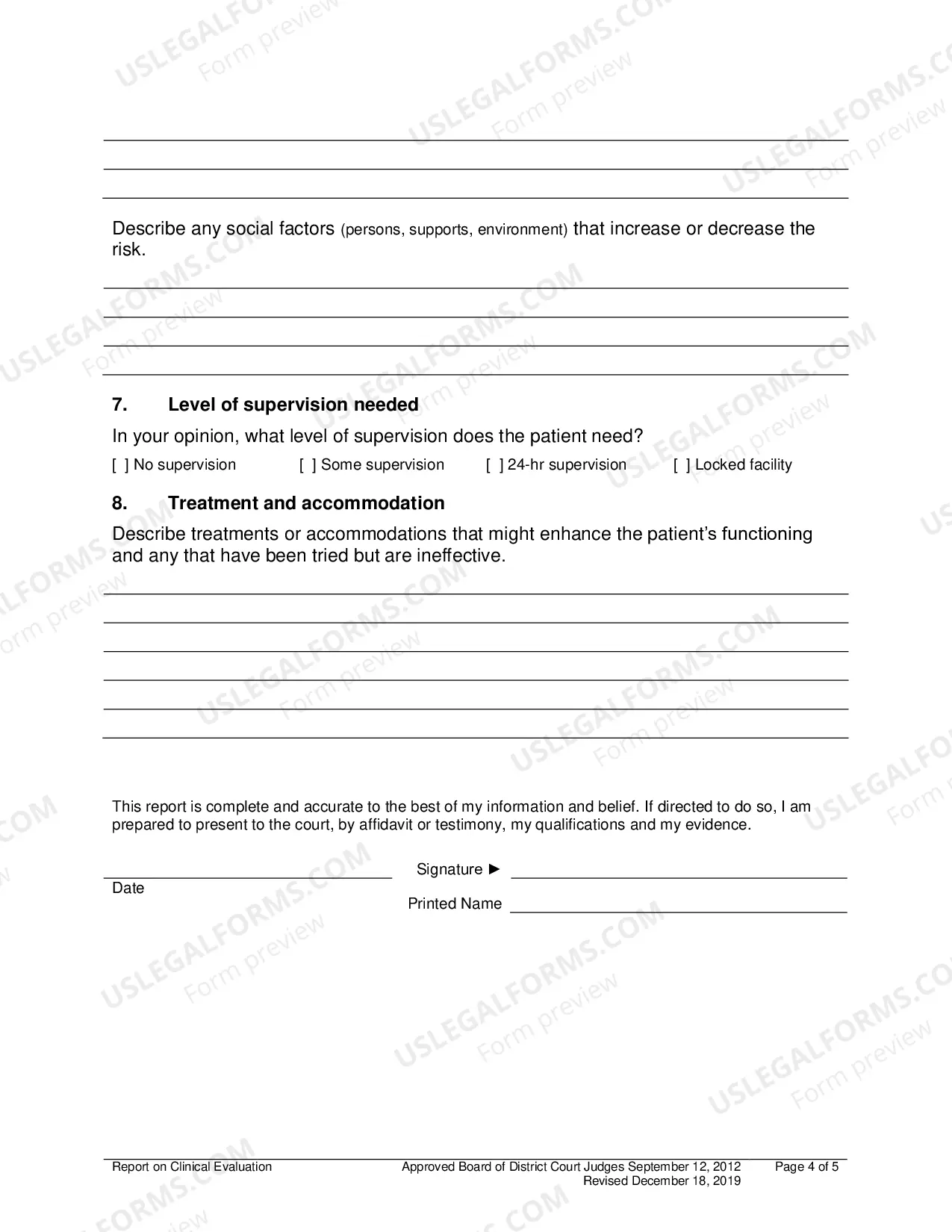 Preview Report On Clinical Evaluation