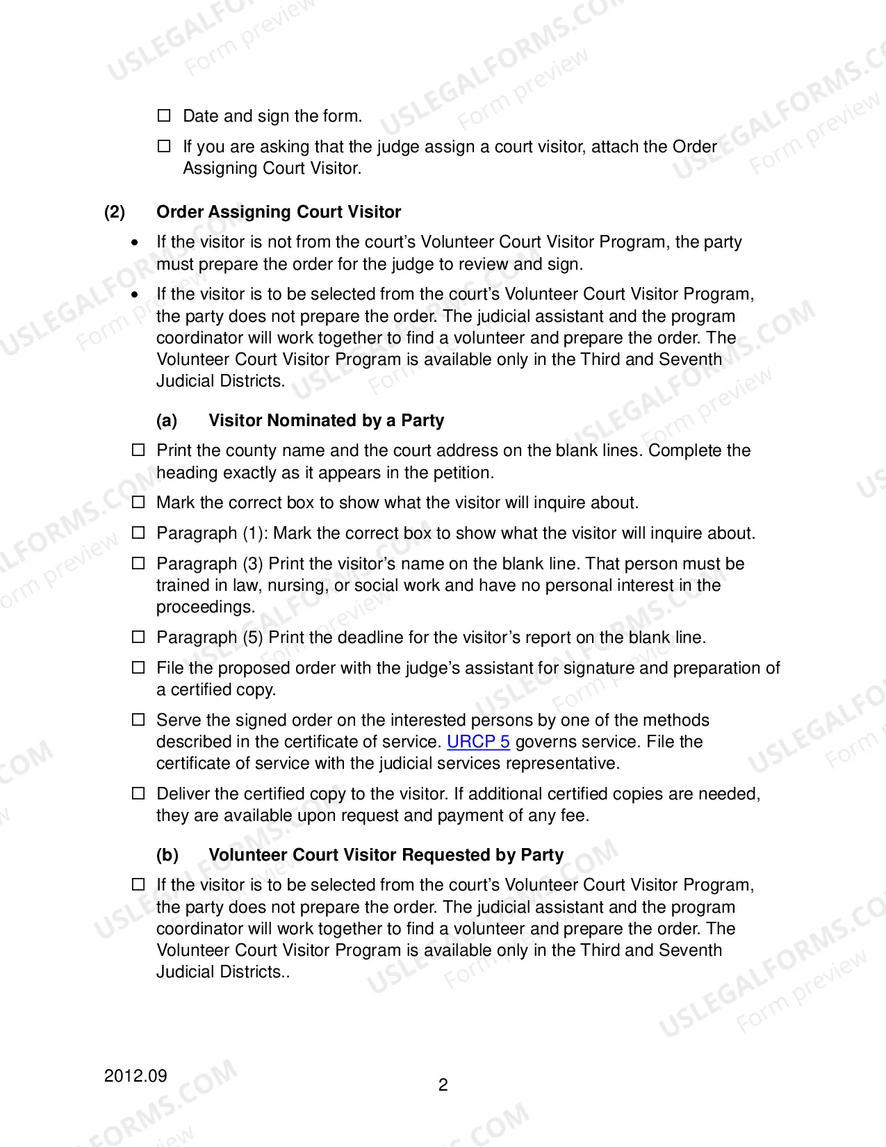 Preview Checklist