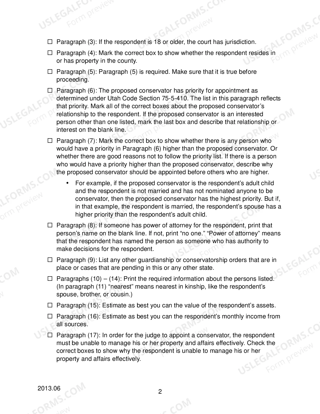 Preview Checklist