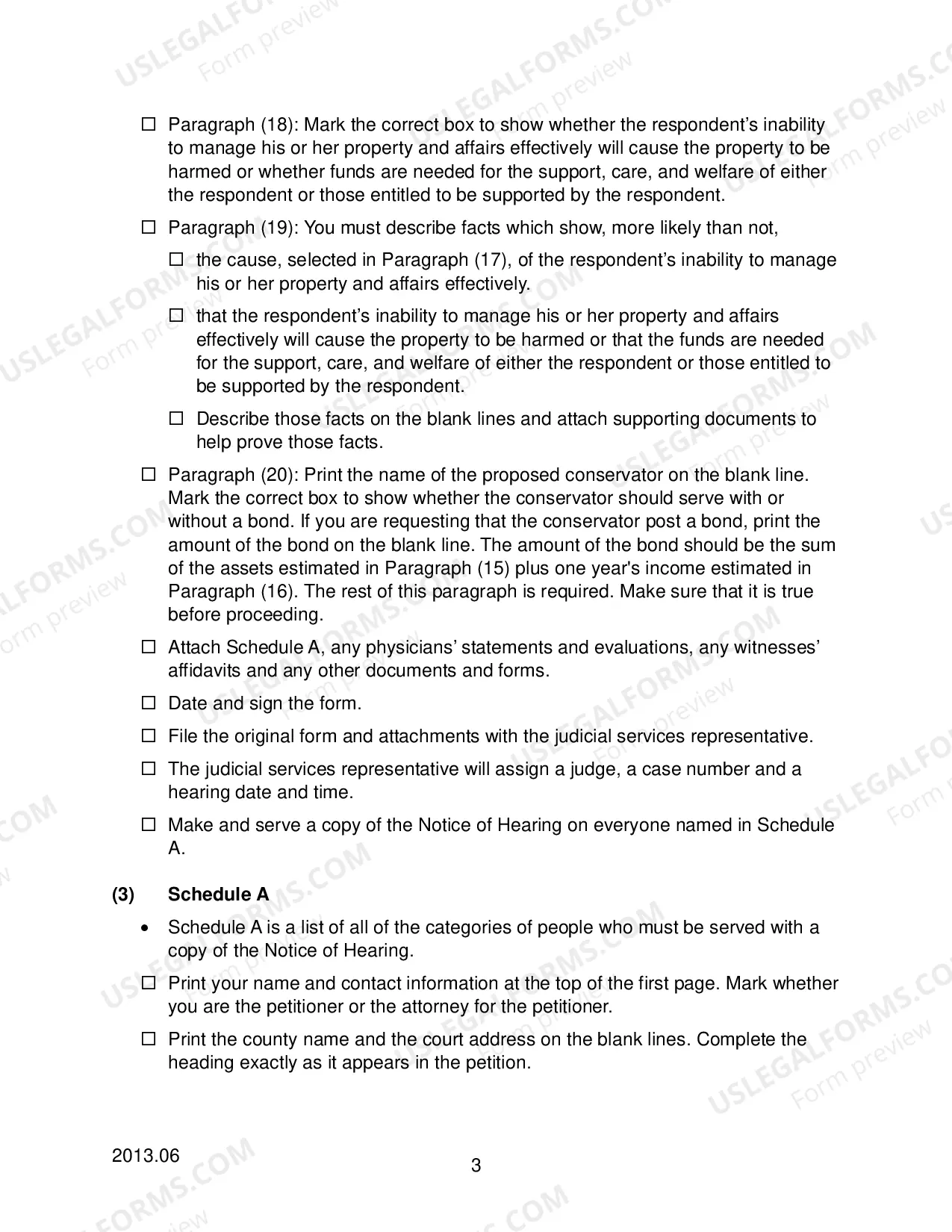 Preview Checklist
