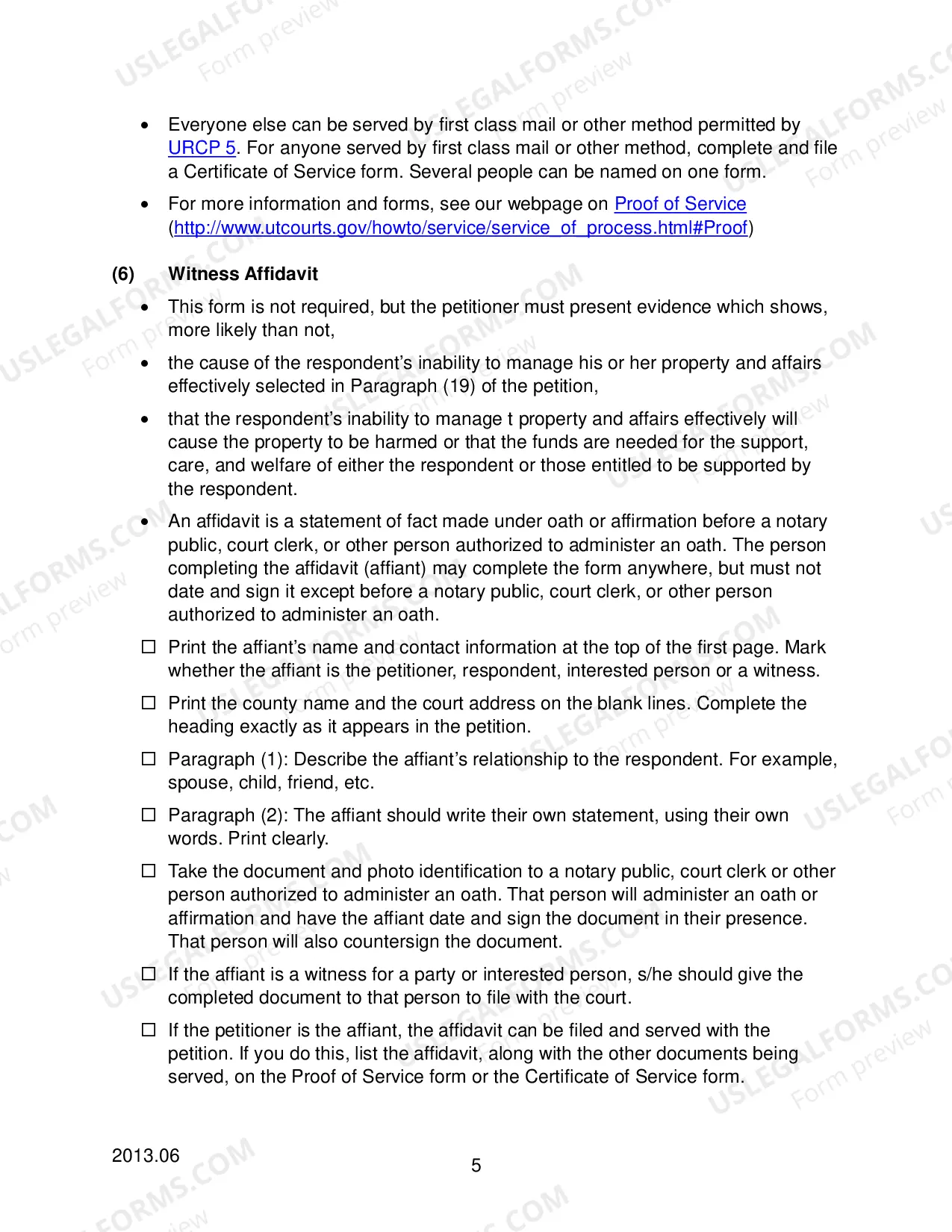 Preview Checklist
