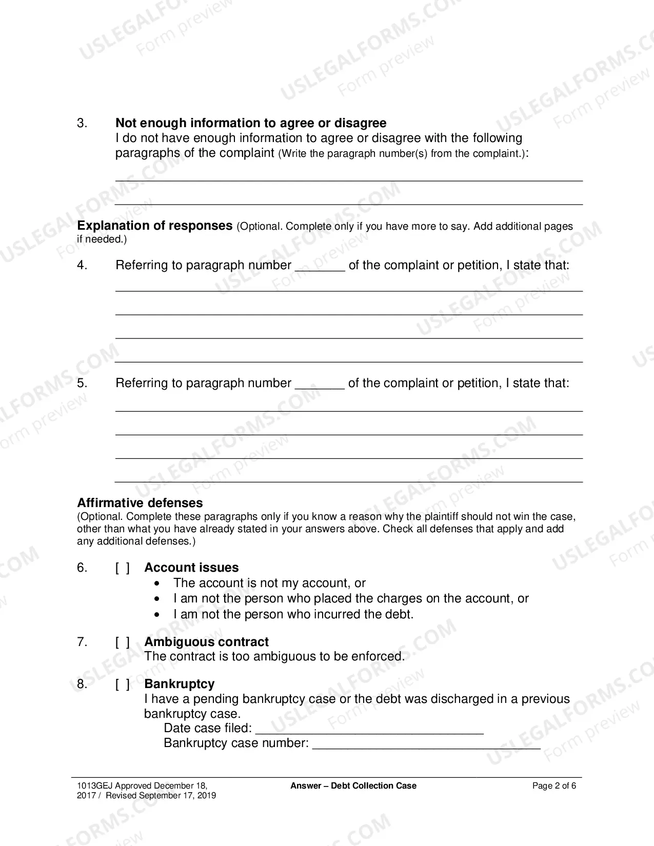 Preview Debt Collection