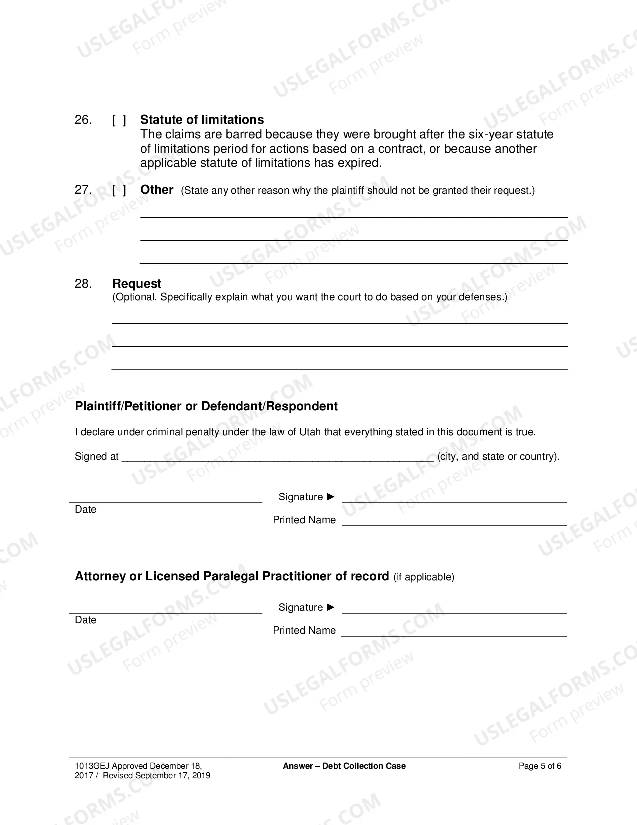 Preview Debt Collection